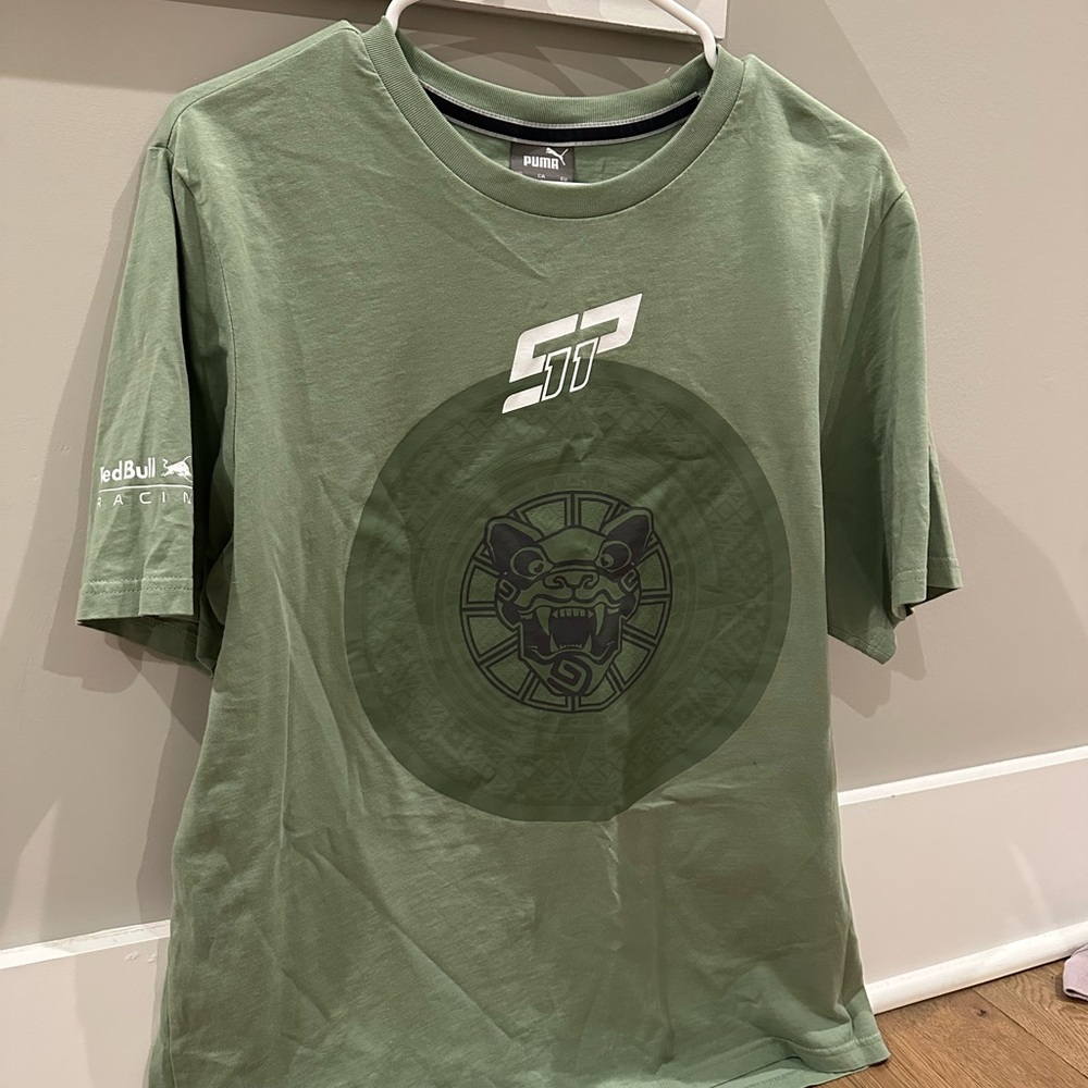 Puma Olive Graphic Men's Tee